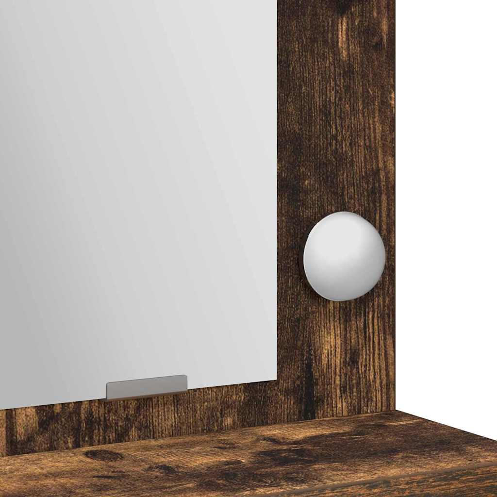 Dressing Table Smoked Oak 50 x 41 x 135 cm Engineered Wood