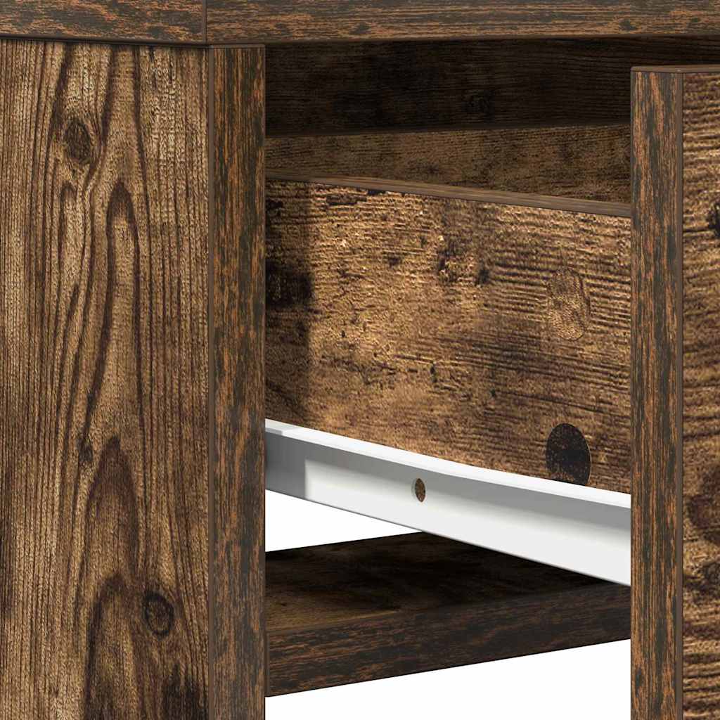 Dressing Table Smoked Oak 50 x 41 x 135 cm Engineered Wood