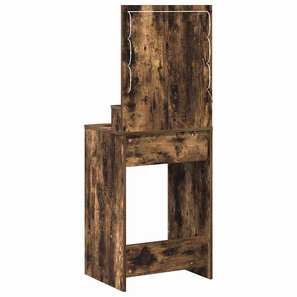 Dressing Table Smoked Oak 50 x 41 x 135 cm Engineered Wood