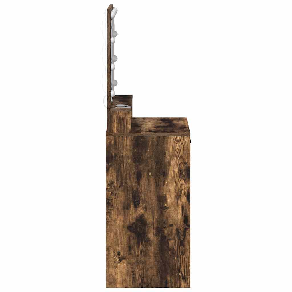Dressing Table Smoked Oak 50 x 41 x 135 cm Engineered Wood