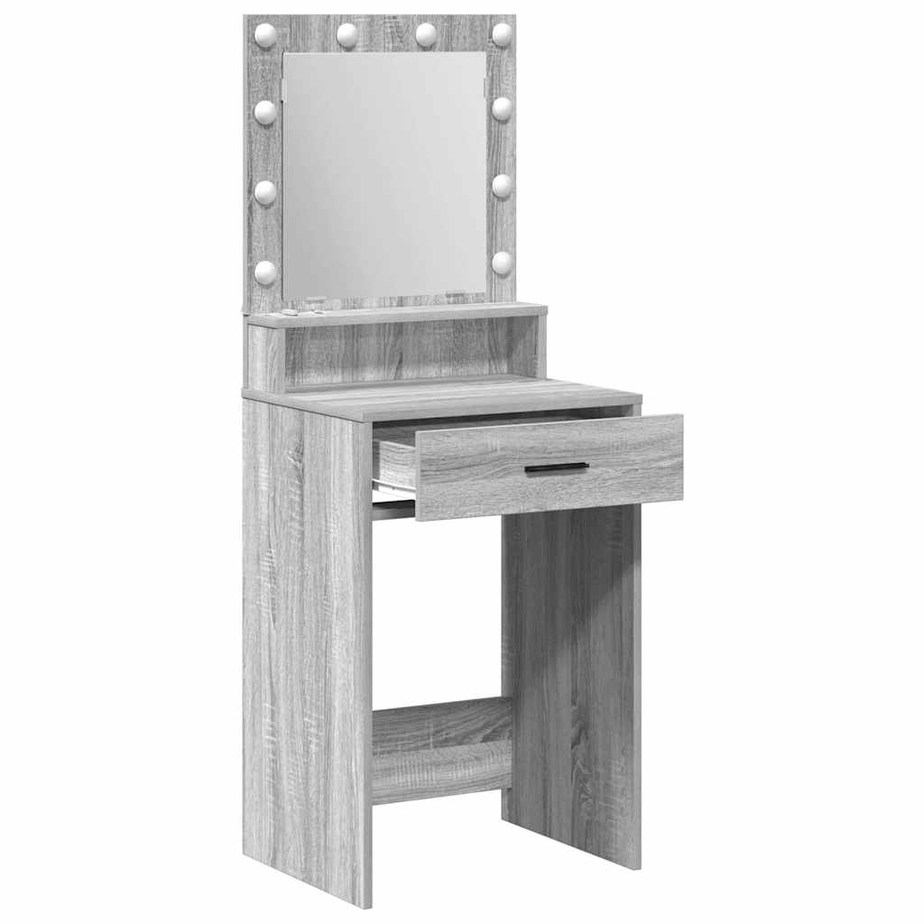 Dressing Table Grey Sonoma 50 x 41 x 135 cm Engineered Wood