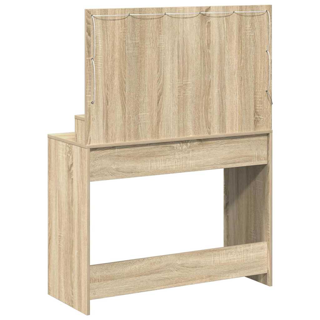 Dressing Table Sonoma Oak 100 x 41 x 135 cm Engineered Wood