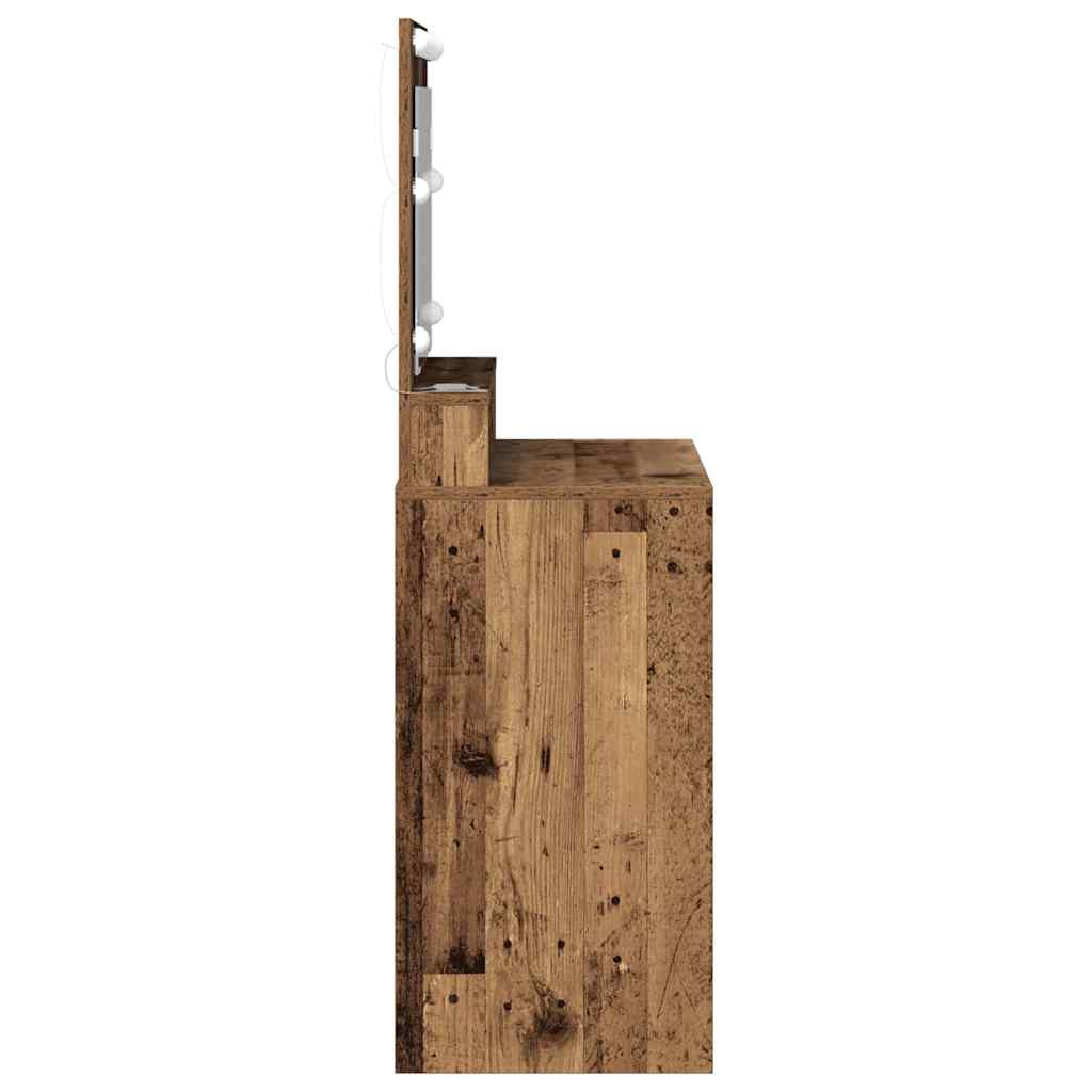 Dressing Table Old Wood 75.5 x 41 x 135 cm Engineered Wood