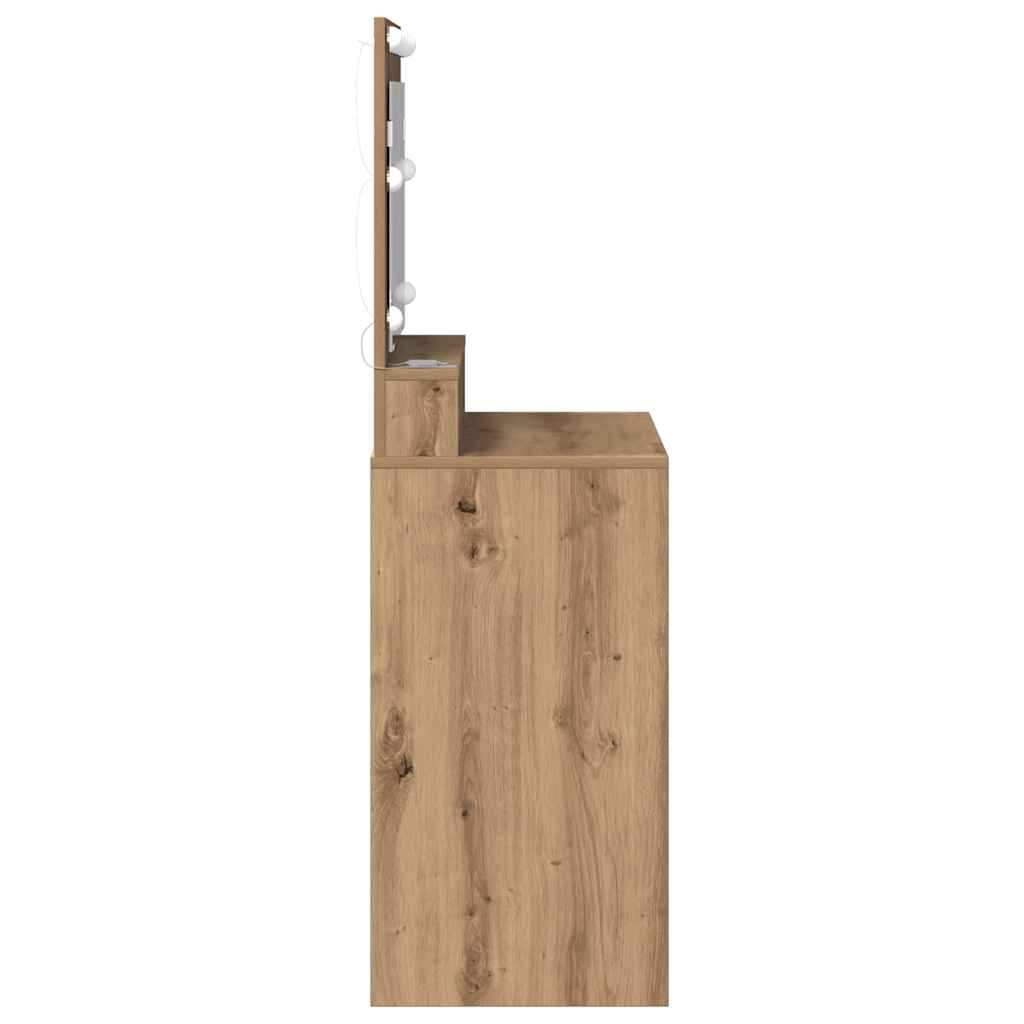 Dressing Table Artisan Oak 75.5 x 41 x 135 cm Engineered Wood