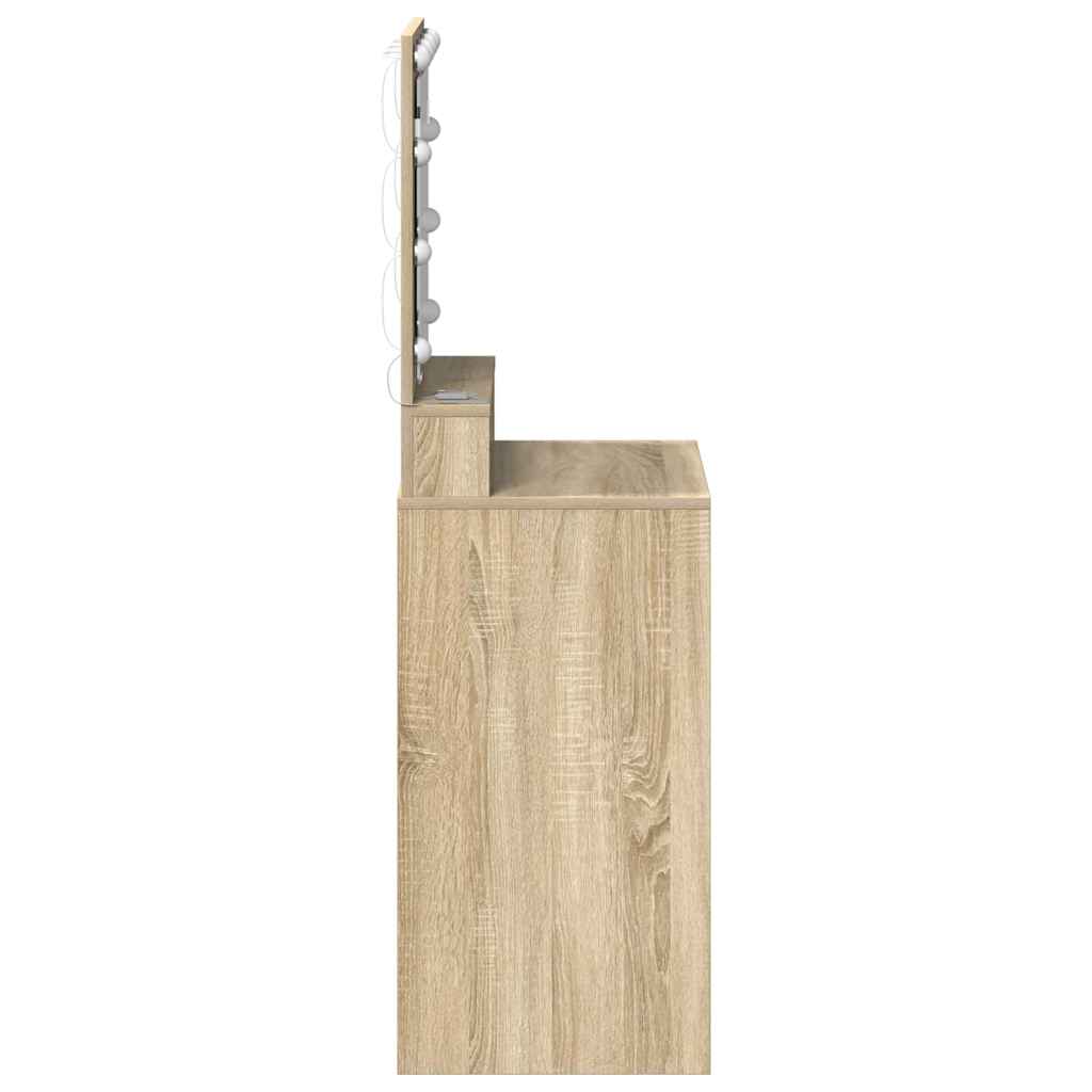 Dressing Table Sonoma Oak 50 x 41 x 135 cm Engineered Wood