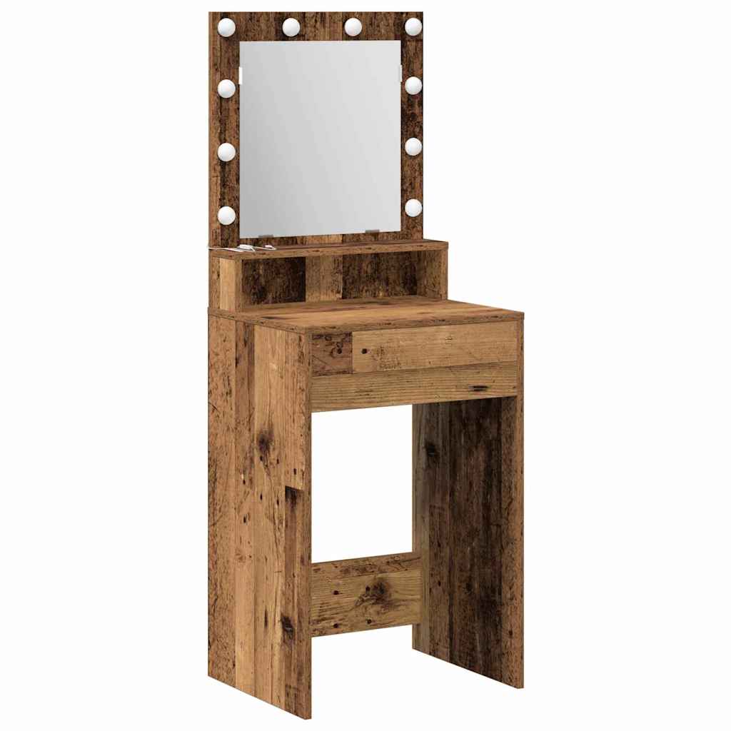 Dressing Table Old Wood 50 x 41 x 135 cm Engineered Wood