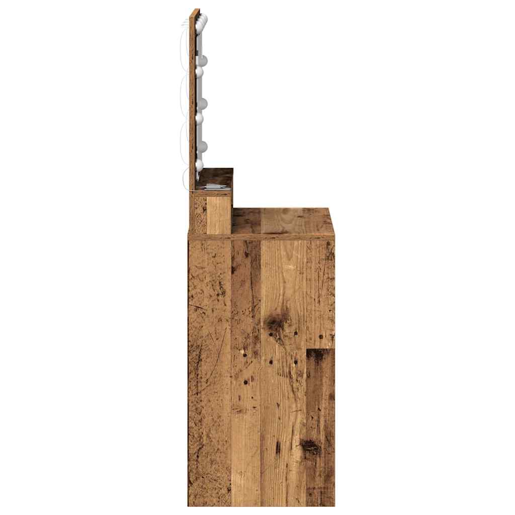 Dressing Table Old Wood 50 x 41 x 135 cm Engineered Wood