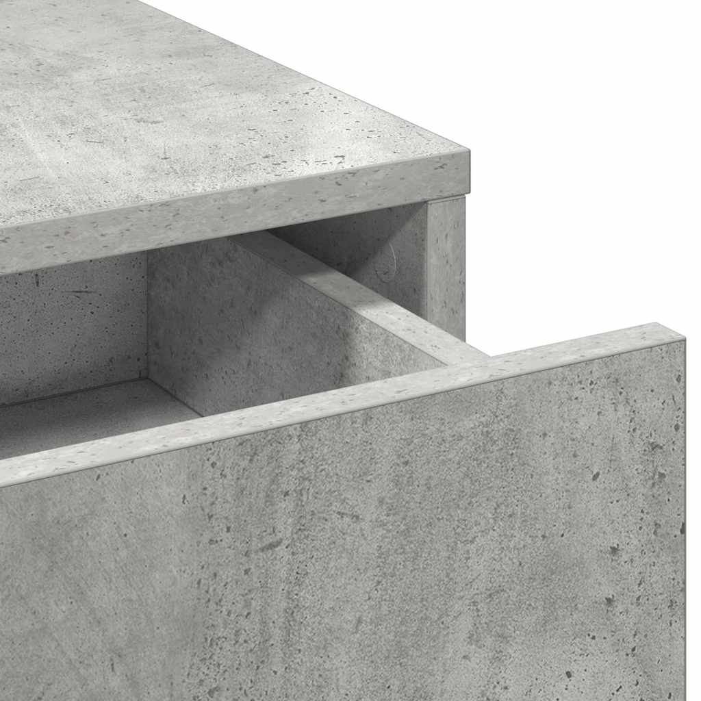 Dressing Table Concrete Grey 50 x 41 x 140 cm Engineered Wood