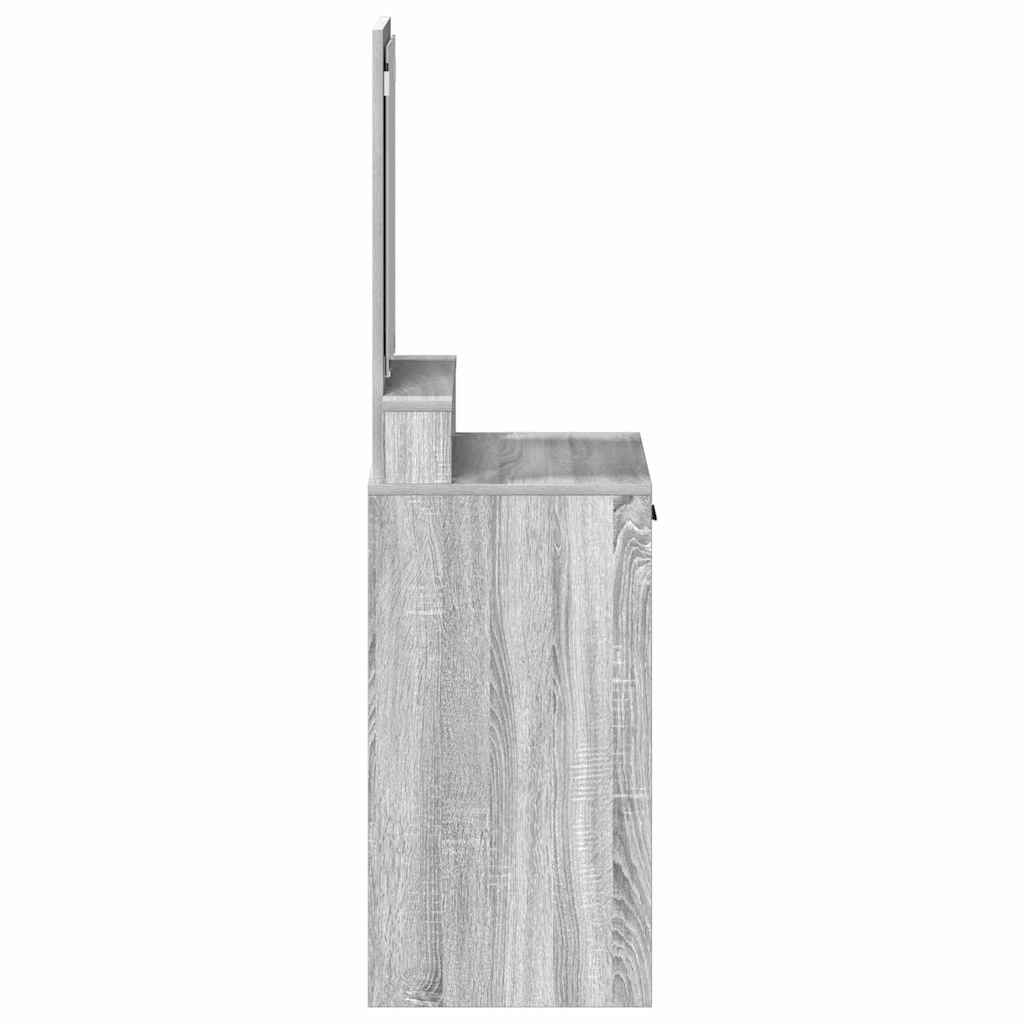 Dressing Table Grey Sonoma 50 x 41 x 140 cm Engineered Wood