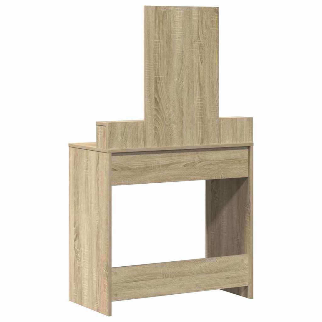 Dressing Table Sonoma Oak 79 x 41 x 140 cm Engineered Wood