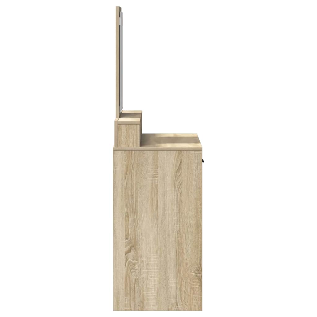Dressing Table Sonoma Oak 79 x 41 x 140 cm Engineered Wood