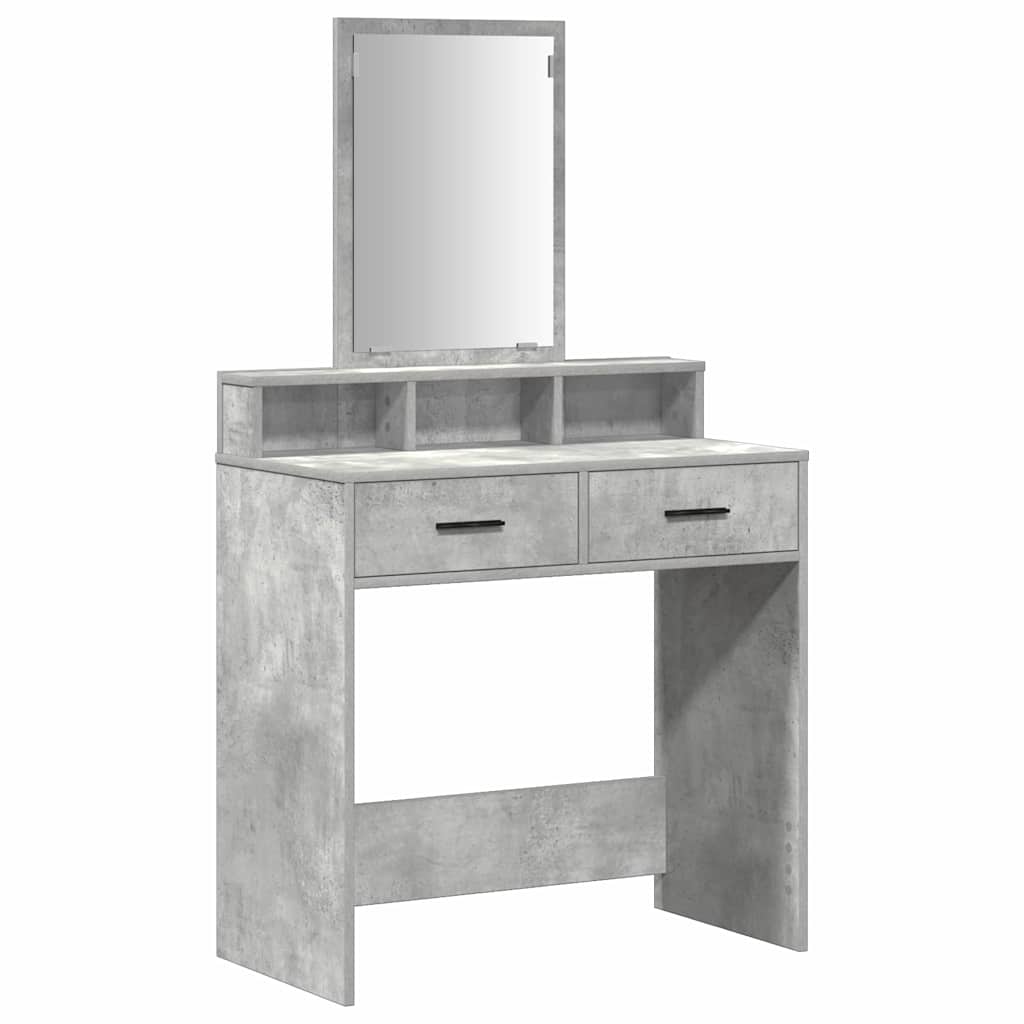 Dressing Table Concrete Grey 79 x 41 x 140 cm Engineered Wood