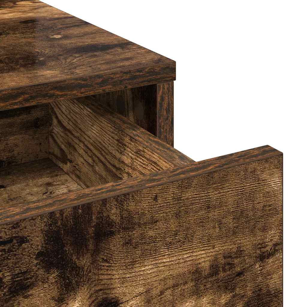 Dressing Table Smoked Oak 79 x 41 x 140 cm Engineered Wood