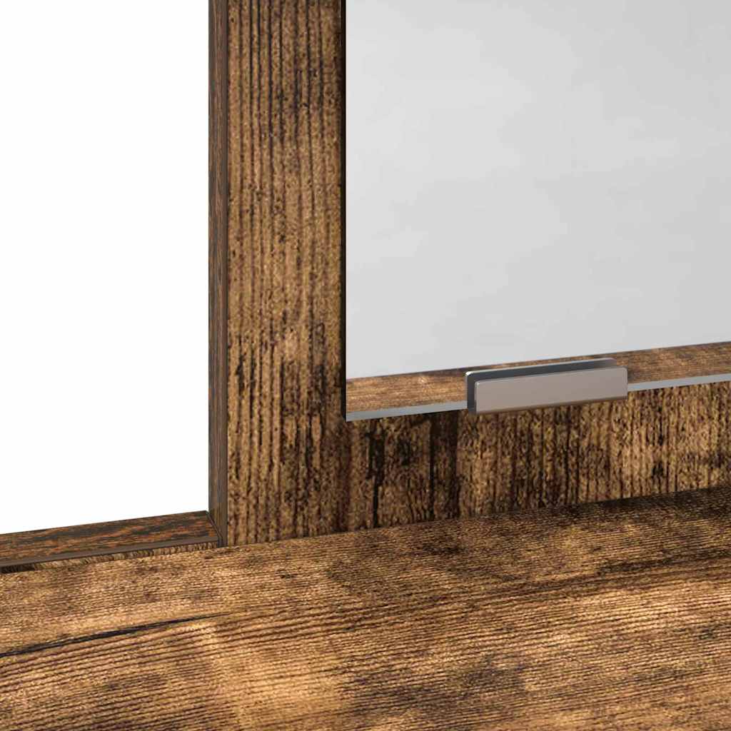 Dressing Table Smoked Oak 79 x 41 x 140 cm Engineered Wood