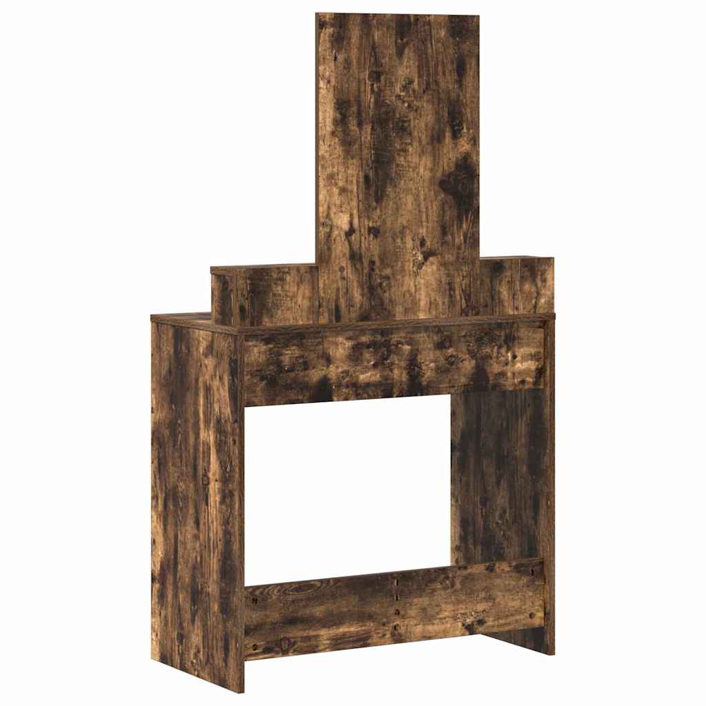 Dressing Table Smoked Oak 79 x 41 x 140 cm Engineered Wood