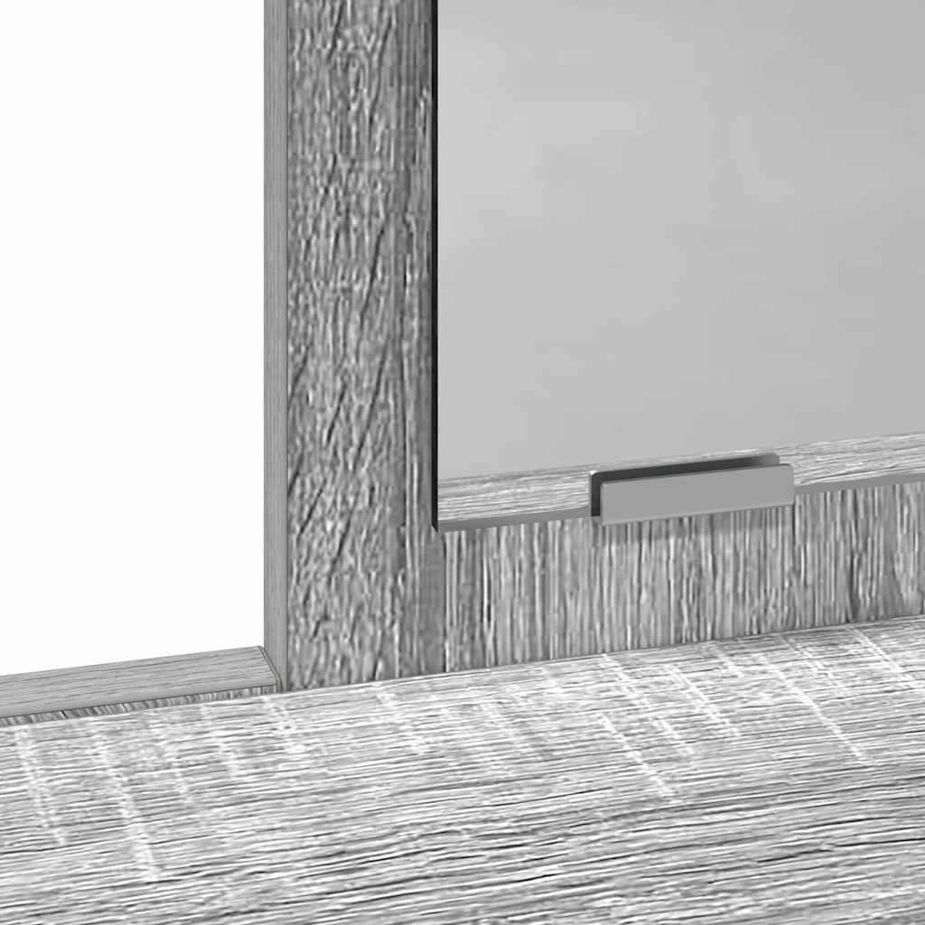 Dressing Table Grey Sonoma 79 x 41 x 140 cm Engineered Wood