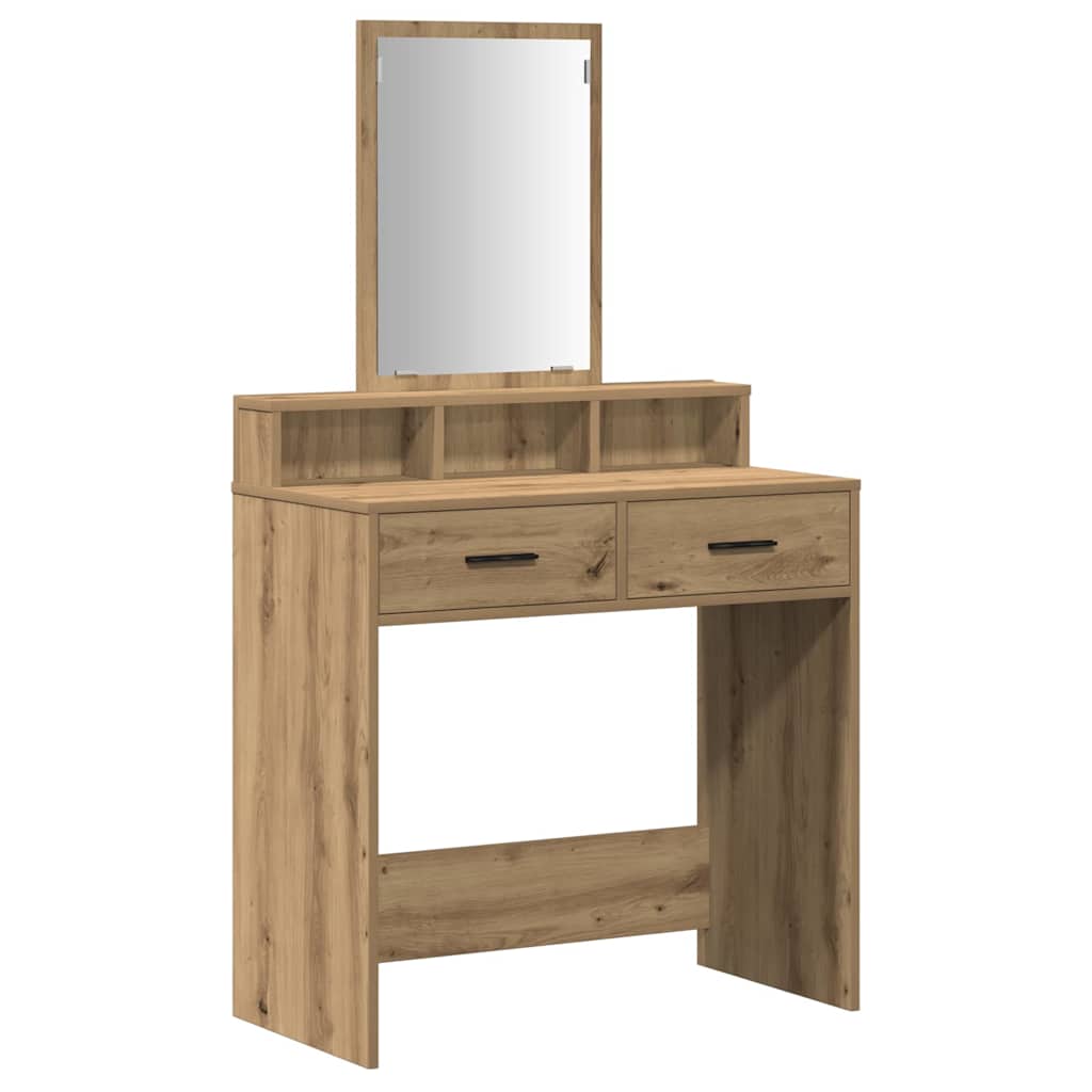 Dressing Table Artisan Oak 79 x 41 x 140 cm Engineered Wood