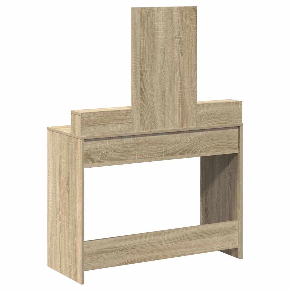 Dressing Table Sonoma Oak 100 x 41 x 140 cm Engineered Wood