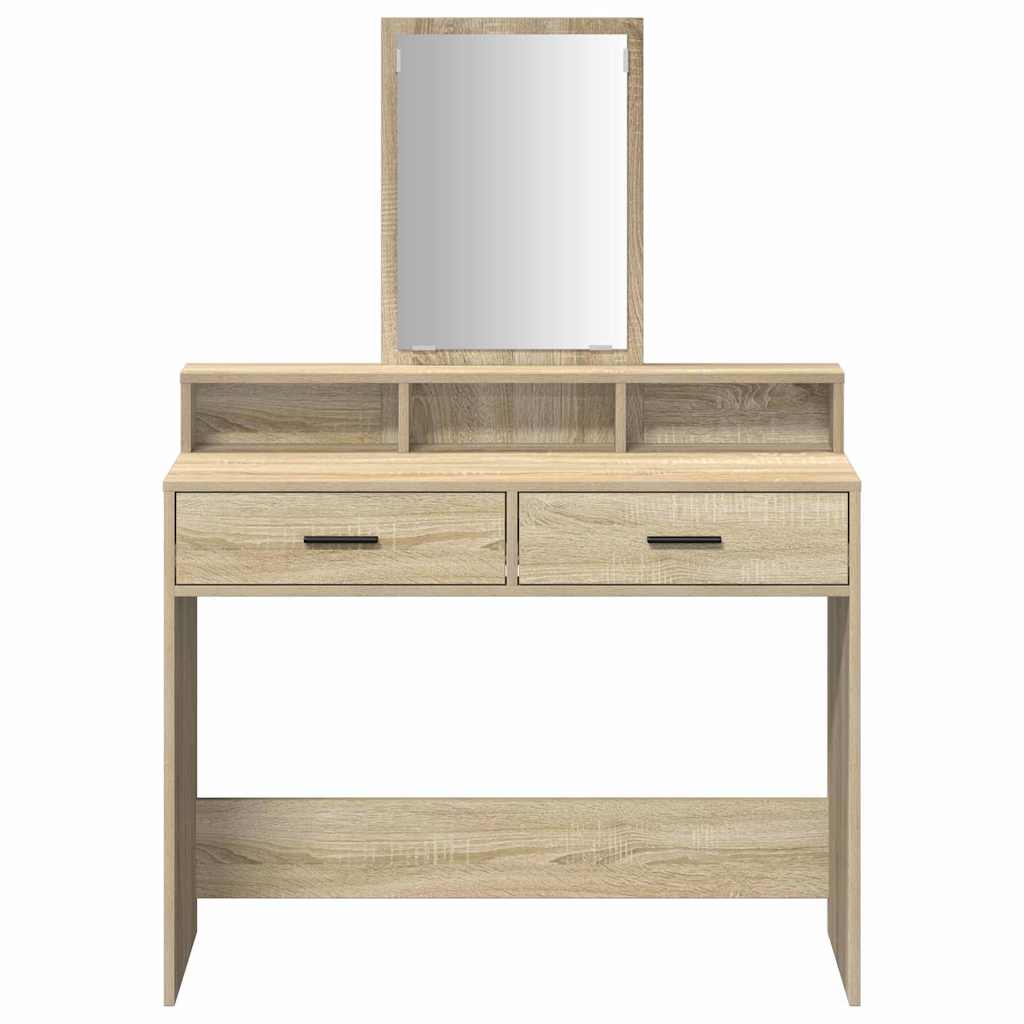 Dressing Table Sonoma Oak 100 x 41 x 140 cm Engineered Wood
