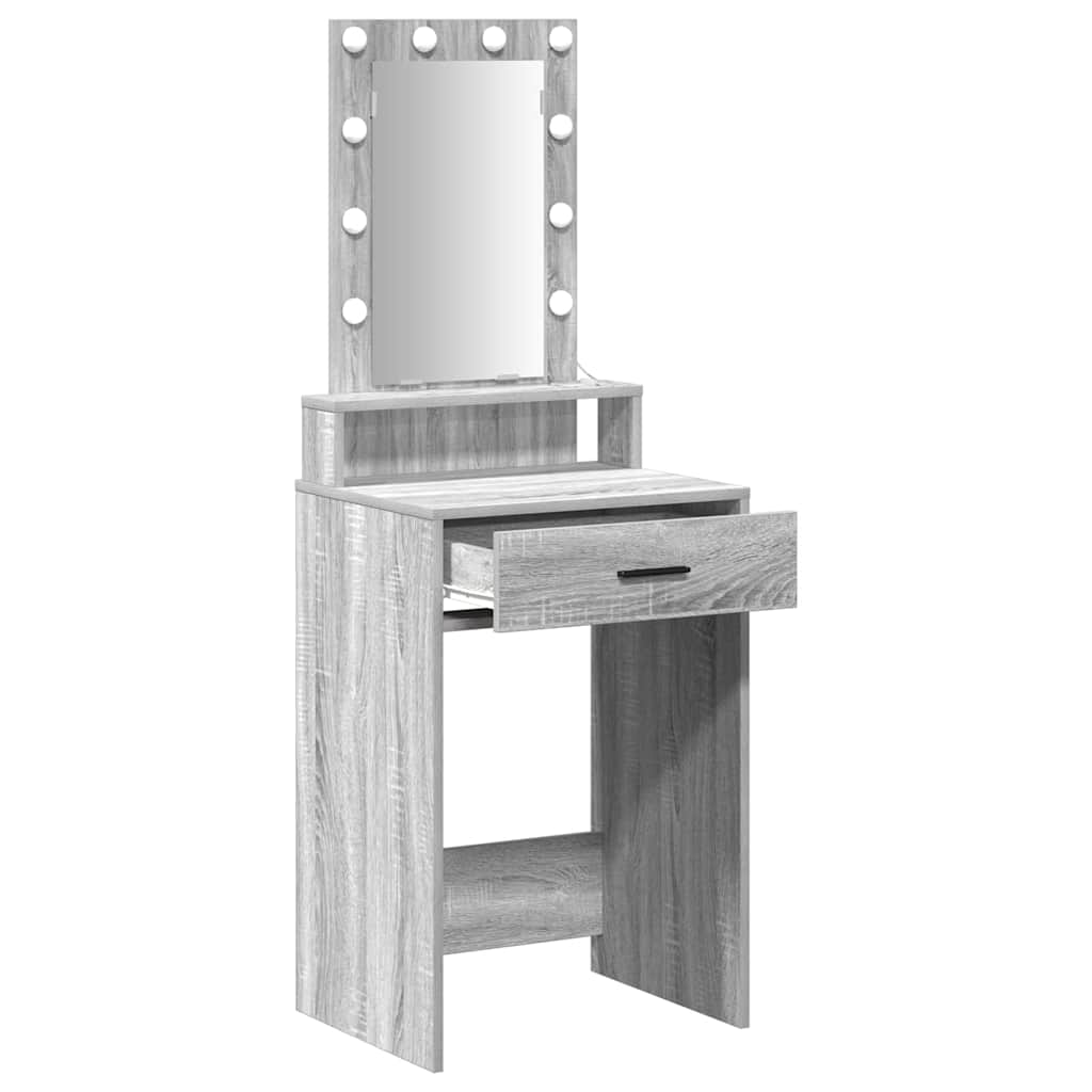 Dressing Table Grey 50 x 41 x 140 cm Engineered Wood