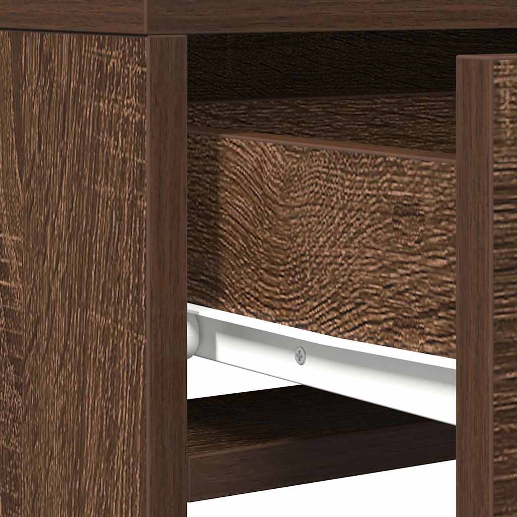Dressing Table Brown 50 x 41 x 140 cm Engineered Wood