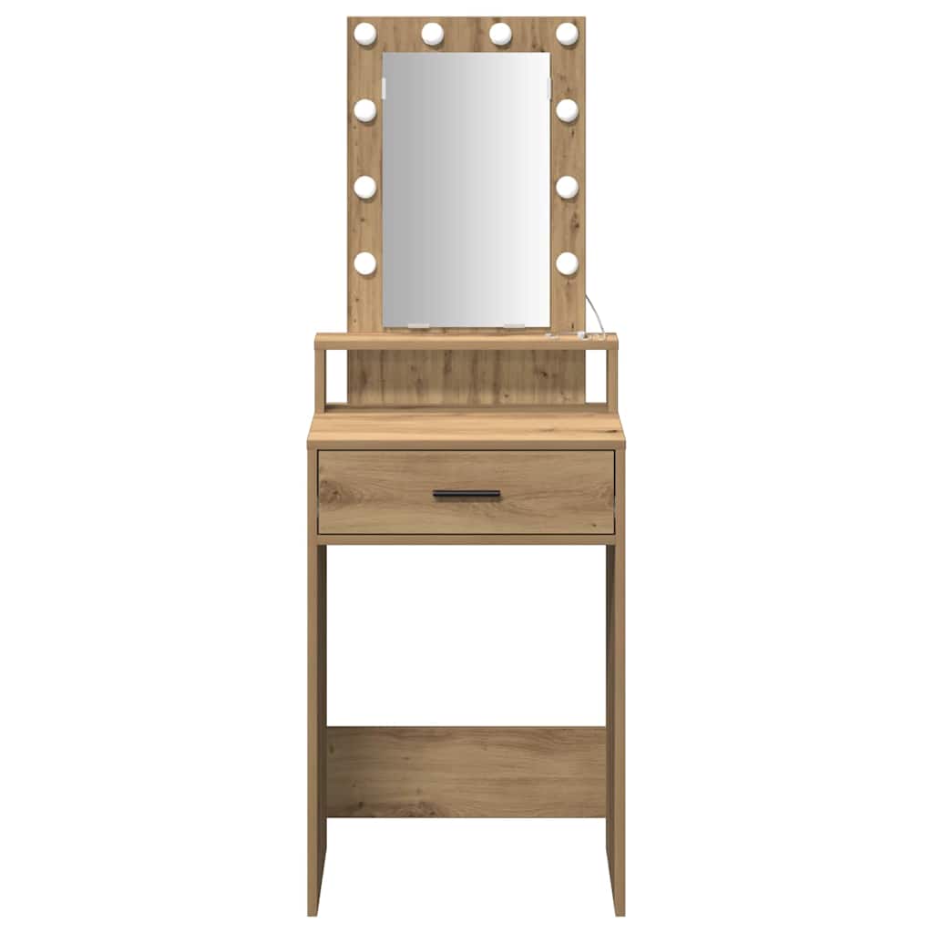 Dressing Table Brown 50 x 41 x 140 cm Engineered Wood