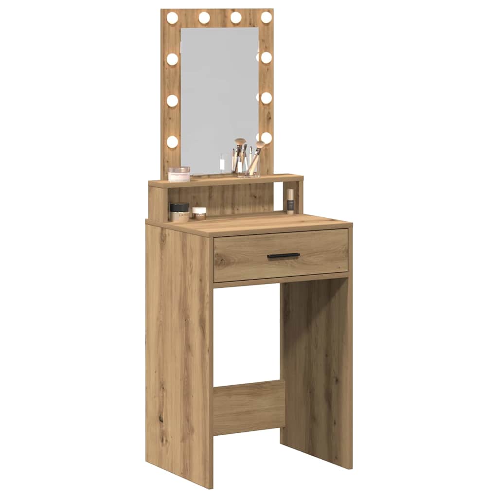 Dressing Table Brown 50 x 41 x 140 cm Engineered Wood