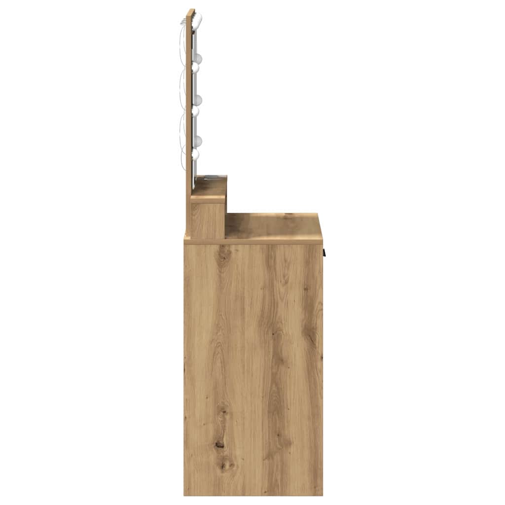 Dressing Table Brown 50 x 41 x 140 cm Engineered Wood