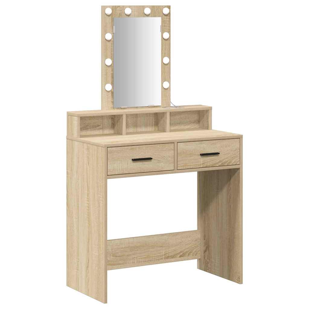 Dressing Table Brown 79 x 41 x 140 cm Engineered Wood
