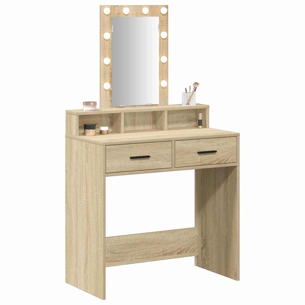 Dressing Table Brown 79 x 41 x 140 cm Engineered Wood