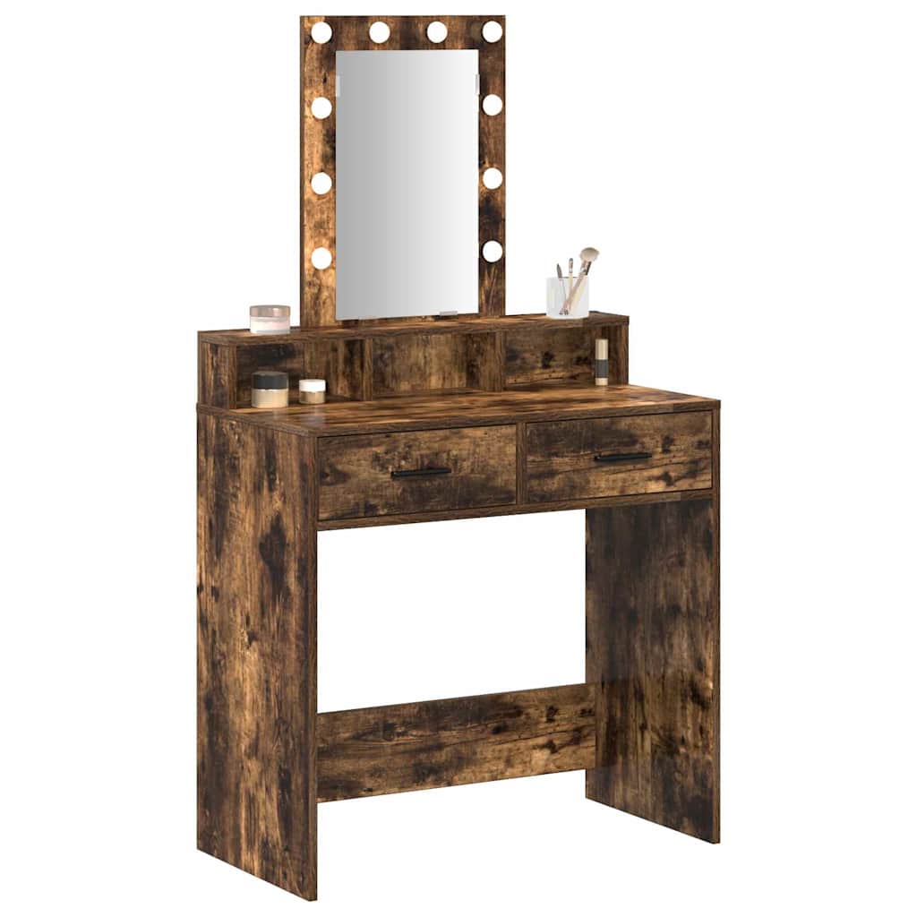 Dressing Table Brown 79 x 41 x 140 cm Engineered Wood