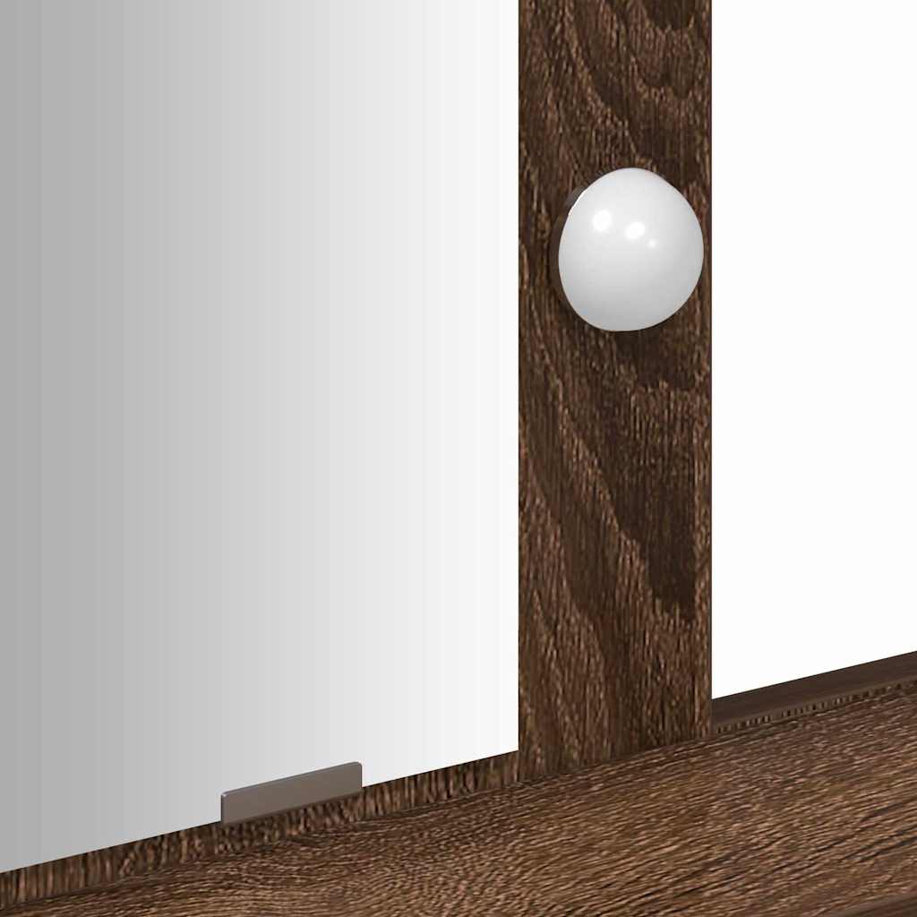 Dressing Table Brown 79 x 41 x 140 cm Engineered wood