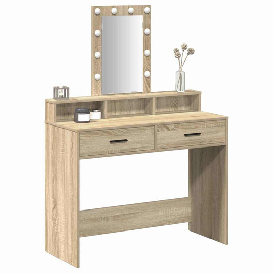 Dressing Table Brown 100 x 41 x 140 cm Engineered Wood