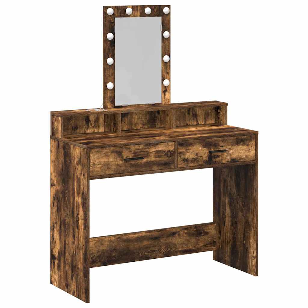 Dressing Table Brown 100 x 41 x 140 cm Engineered Wood