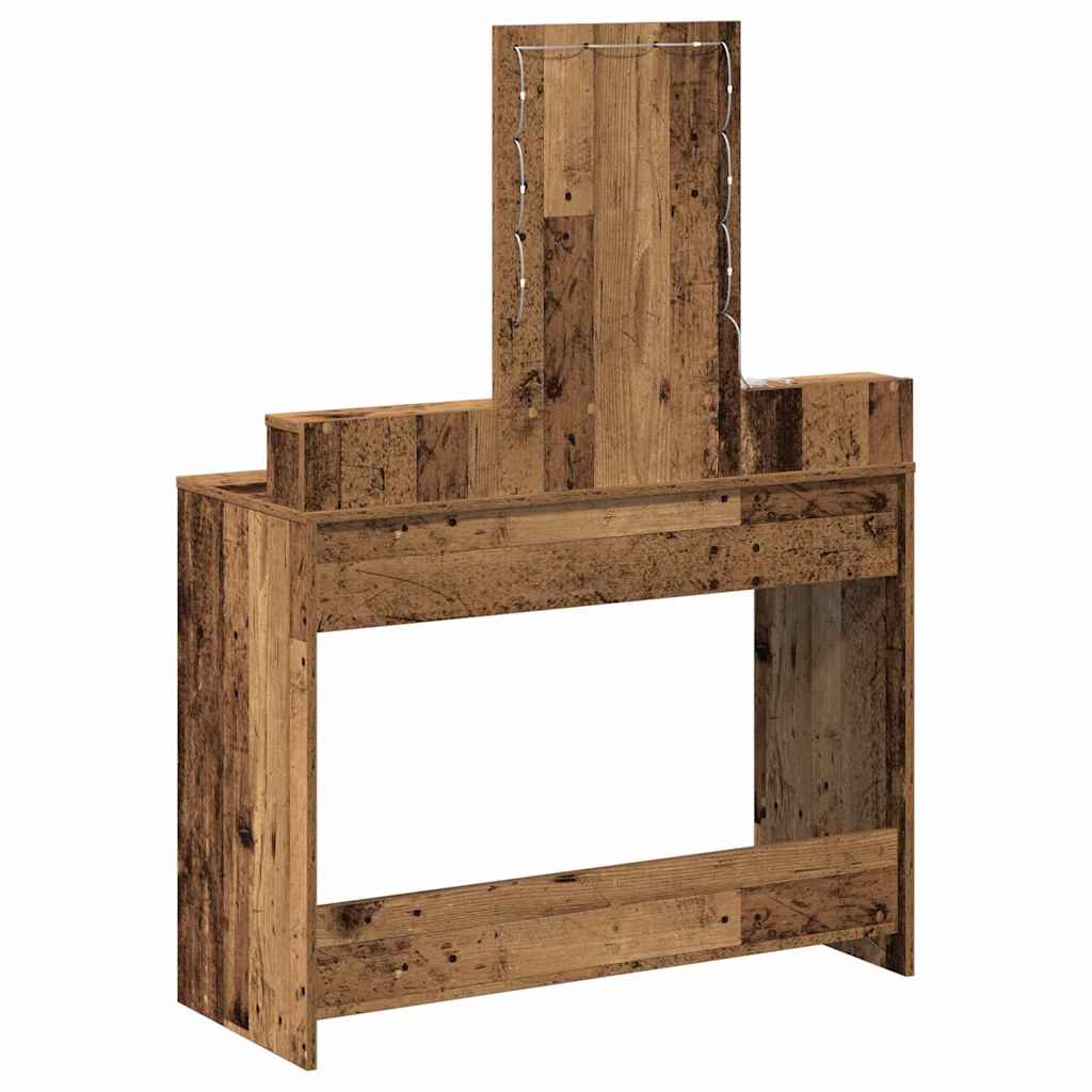 Dressing Table Brown 100 x 41 x 140 cm Engineered Wood