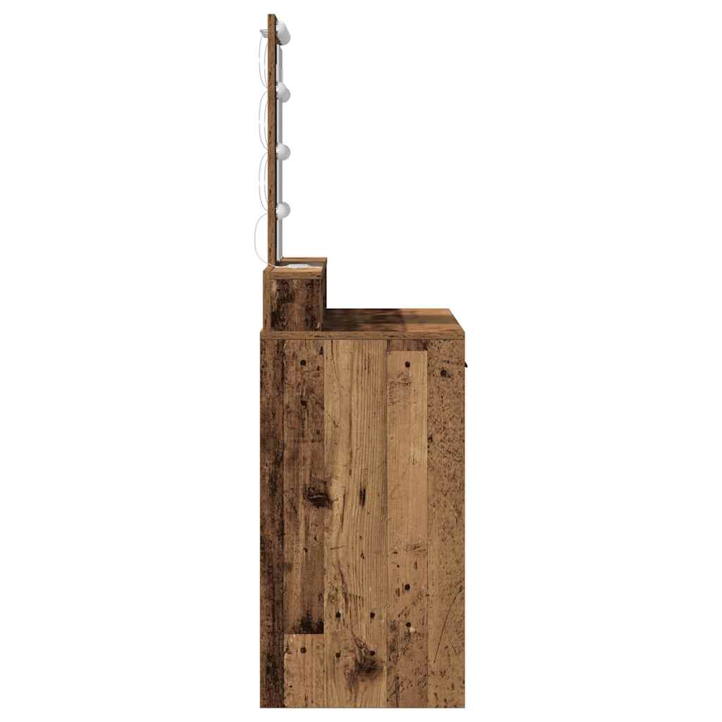 Dressing Table Brown 100 x 41 x 140 cm Engineered Wood