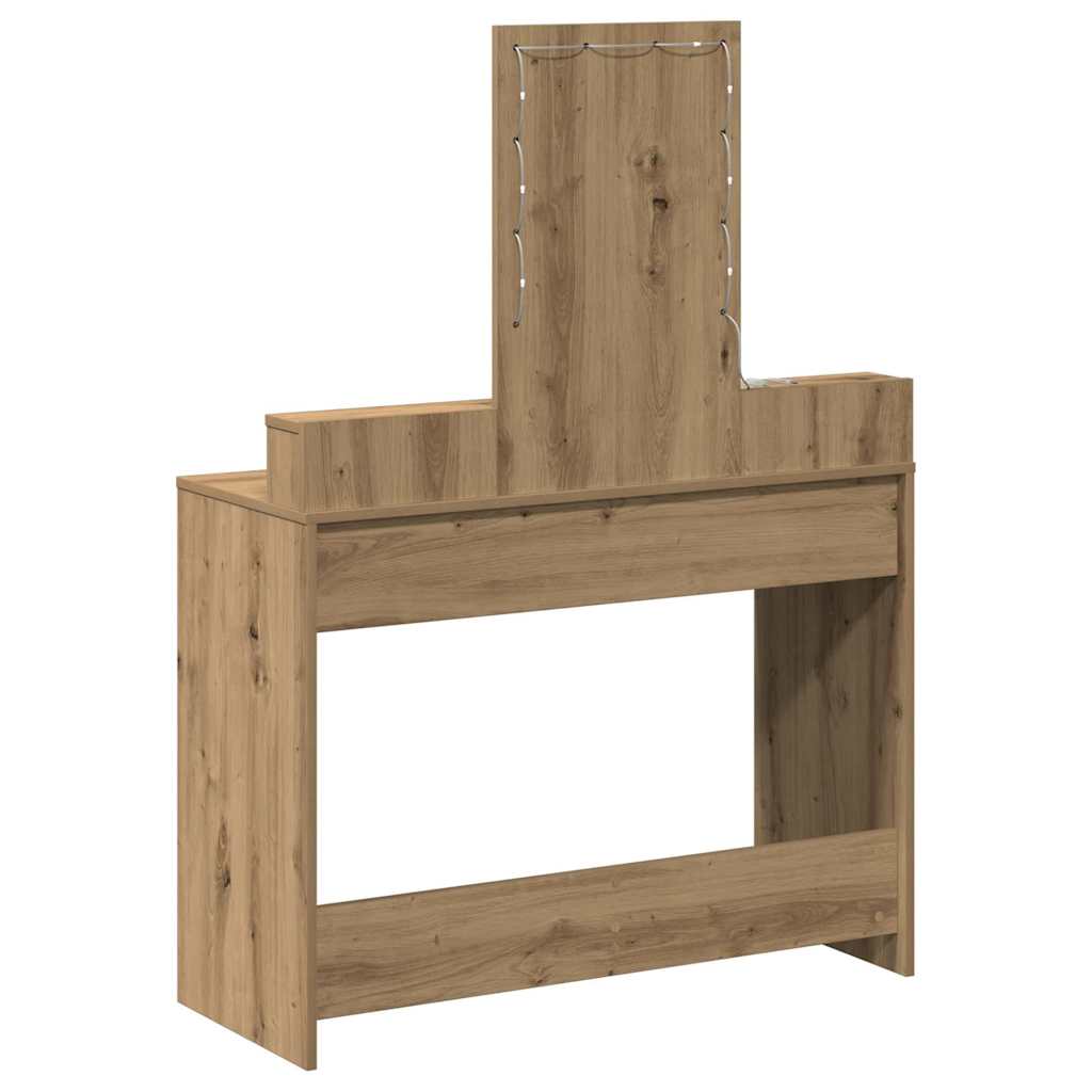 Dressing Table Brown 100 x 41 x 140 cm Engineered Wood
