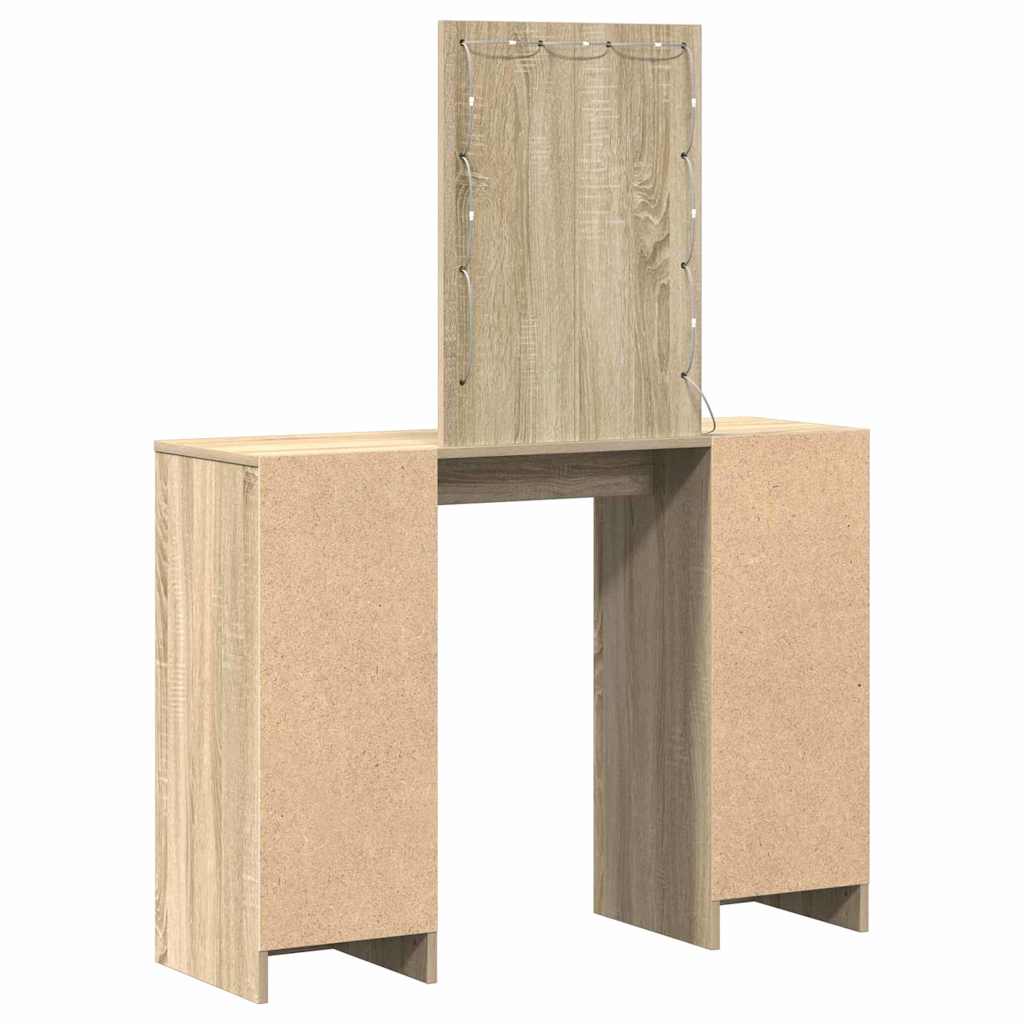 Dressing Table Brown 102 x 33 x 135 cm Engineered Wood