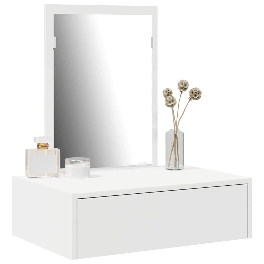 Dressing Table White 60 x 40 x 70 cm Engineered Wood