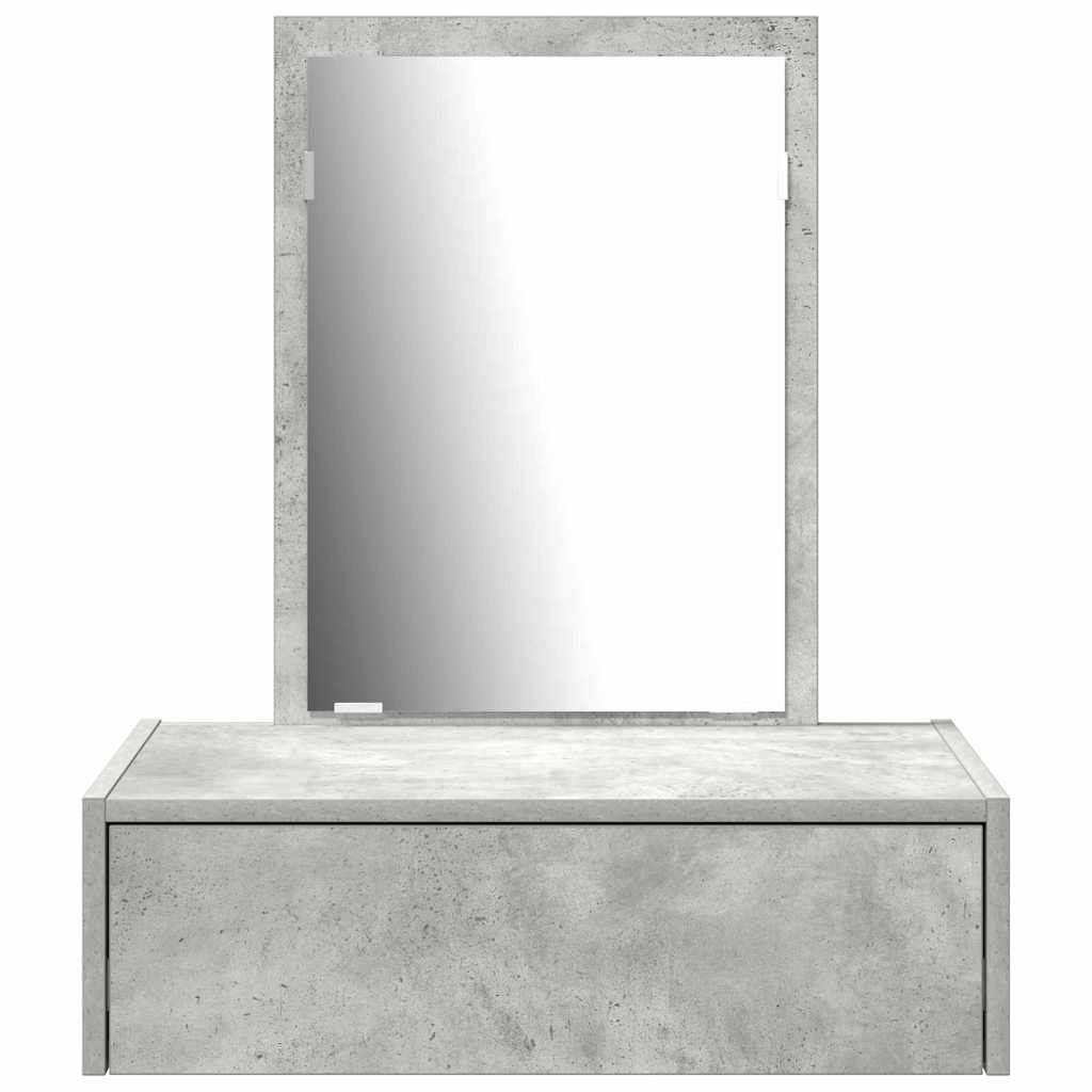 Dressing Table with Drawer Grey 60 x 40 x 70 cm Engineered Wood