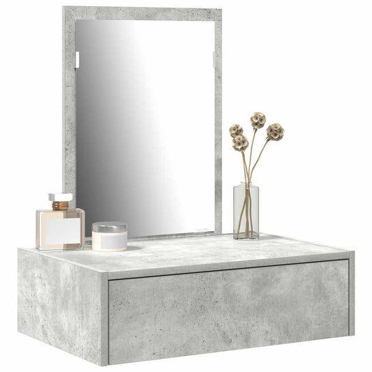 Dressing Table with Drawer Grey 60 x 40 x 70 cm Engineered Wood