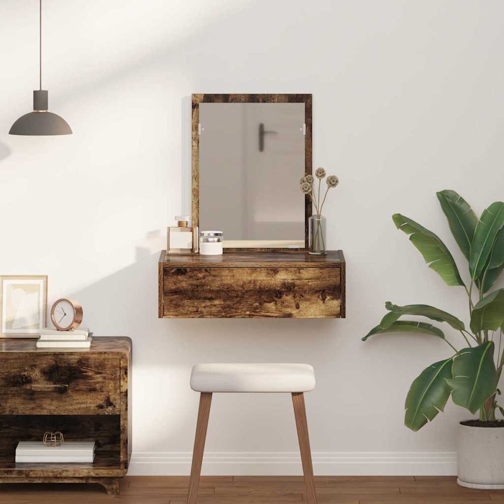 Dressing Table Brown 60 x 40 x 70 cm Engineered Wood
