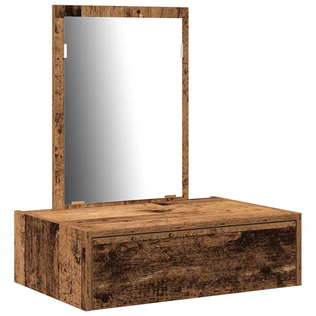 Dressing Table Brown 60 x 40 x 70 cm Engineered Wood