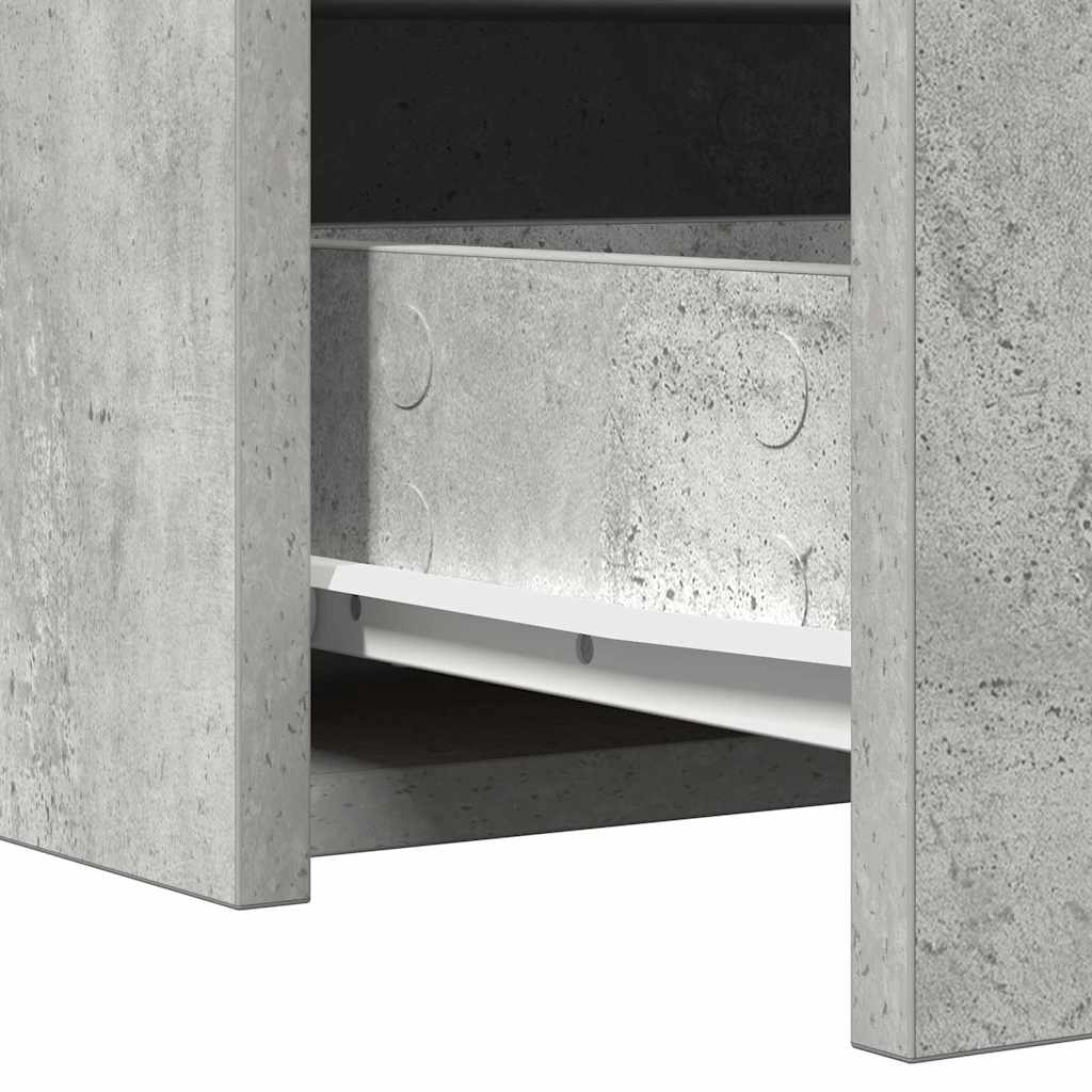 Dressing Table with Drawer Grey 83 x 40 x 70 cm Engineered Wood