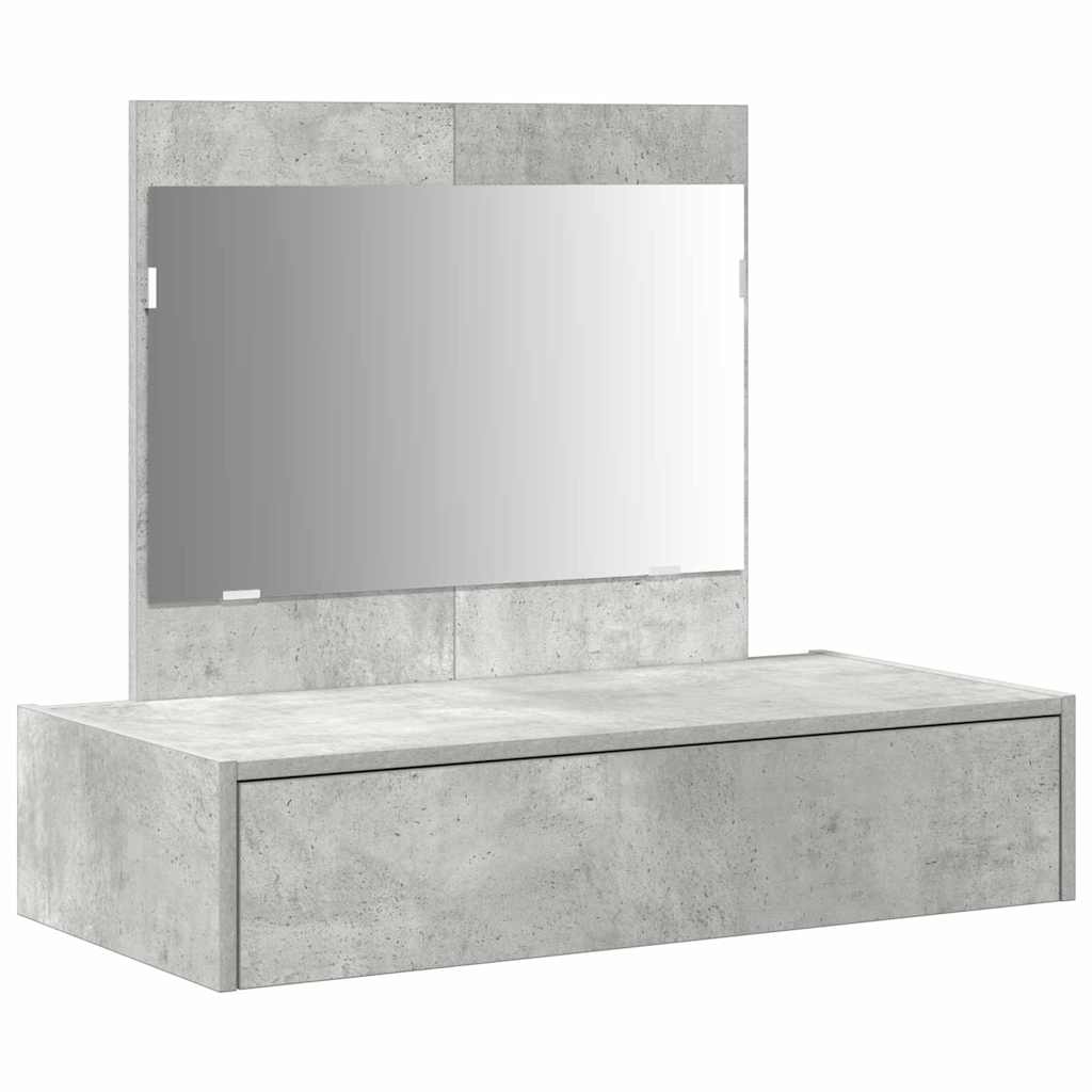 Dressing Table with Drawer Grey 83 x 40 x 70 cm Engineered Wood
