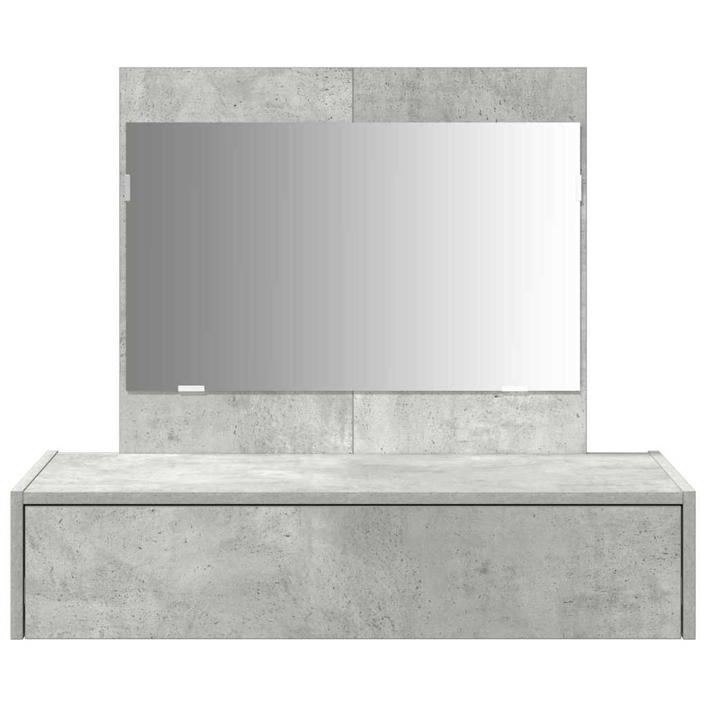 Dressing Table with Drawer Grey 83 x 40 x 70 cm Engineered Wood