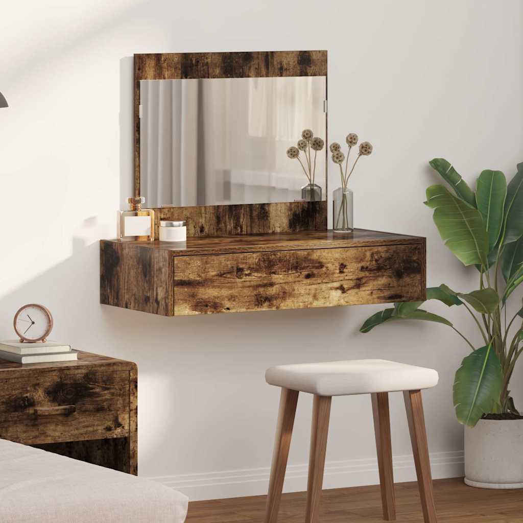 Dressing Table Brown 83 x 40 x 70 cm Engineered Wood