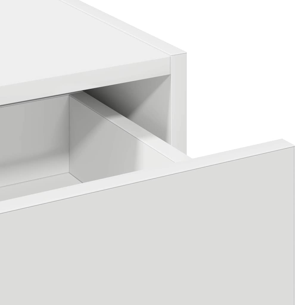 Dressing Table White 100 x 40 x 70 cm Engineered Wood