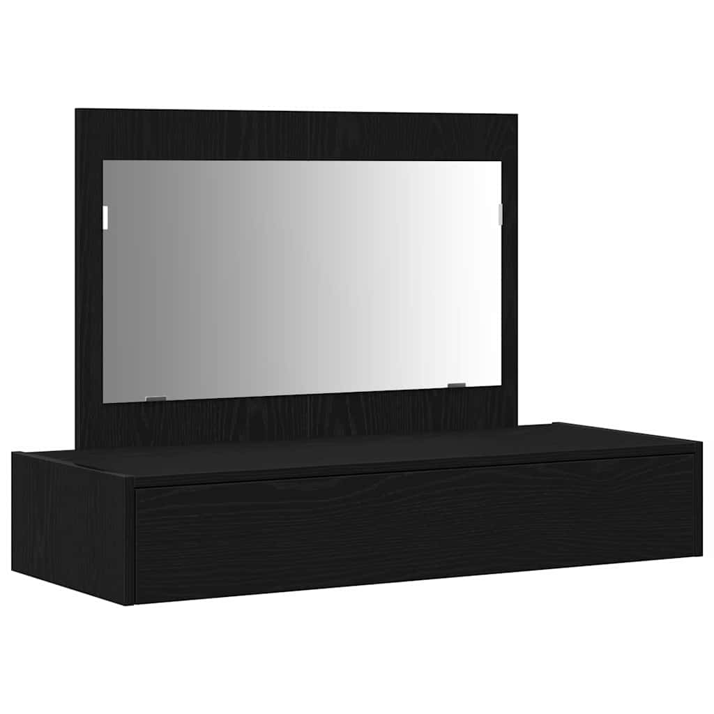 Dressing Table Black 100 x 40 x 70 cm Engineered Wood