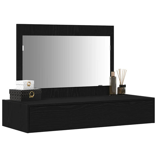 Dressing Table Black 100 x 40 x 70 cm Engineered Wood